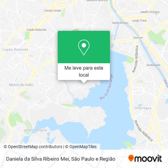 Daniela da Silva Ribeiro Mei mapa