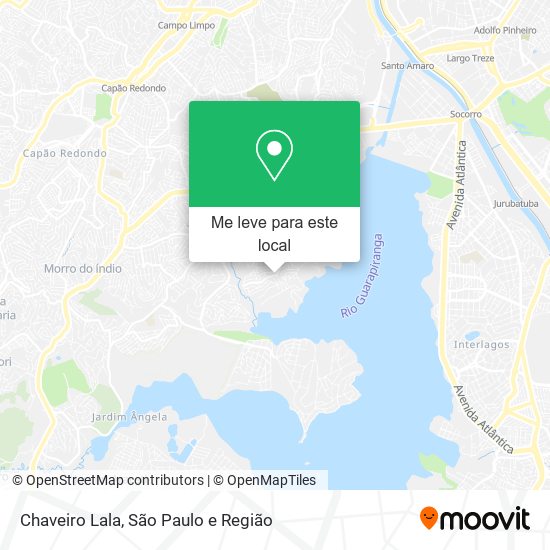 Chaveiro Lala mapa