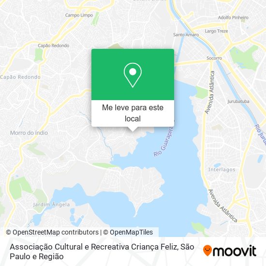Associação Cultural e Recreativa Criança Feliz mapa