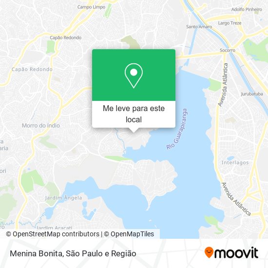 Menina Bonita mapa