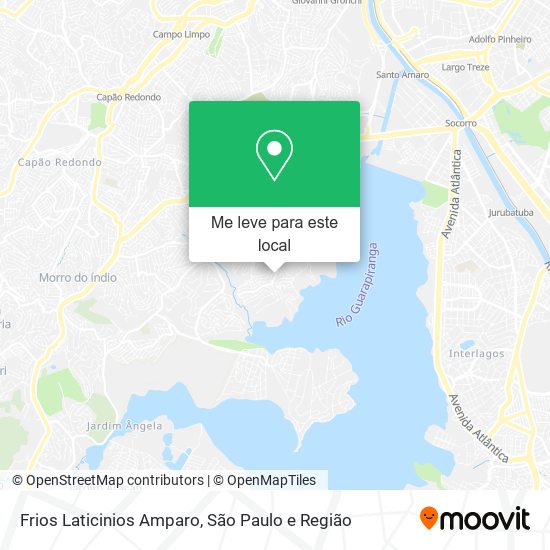 Frios Laticinios Amparo mapa