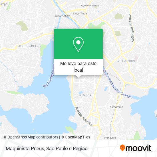 Maquinista Pneus mapa