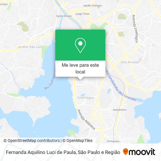 Fernanda Aquilino Luci de Paula mapa