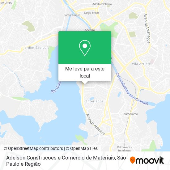 Adelson Construcoes e Comercio de Materiais mapa