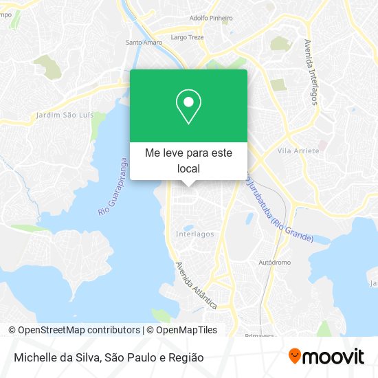 Michelle da Silva mapa