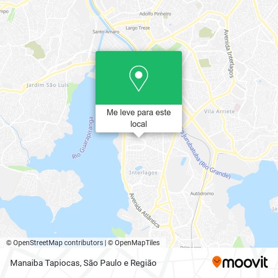 Manaiba Tapiocas mapa