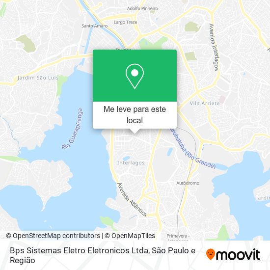 Bps Sistemas Eletro Eletronicos Ltda mapa