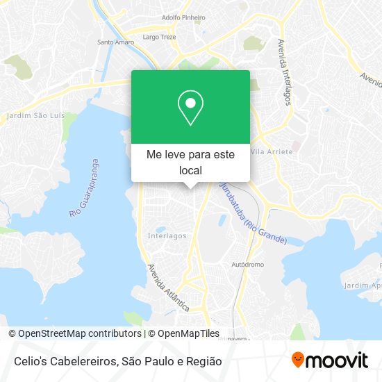 Celio's Cabelereiros mapa