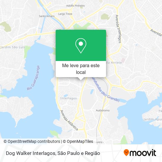 Dog Walker Interlagos mapa