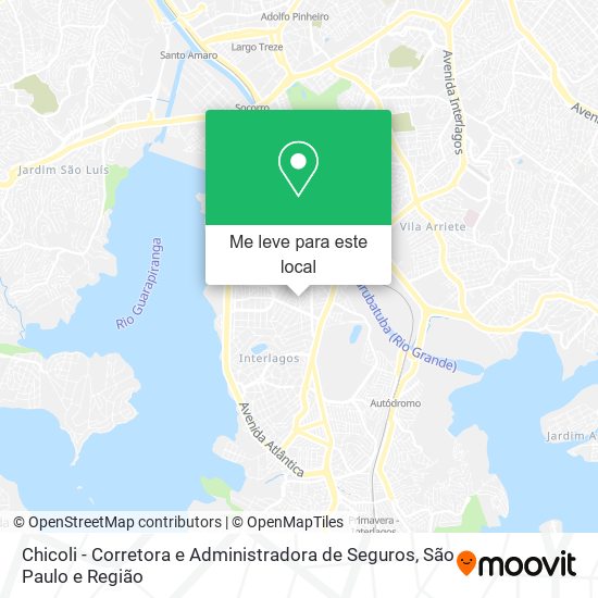 Chicoli - Corretora e Administradora de Seguros mapa