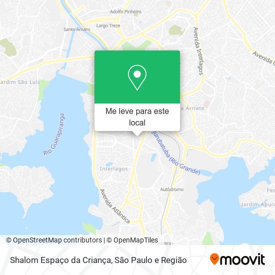 Shalom Espaço da Criança mapa