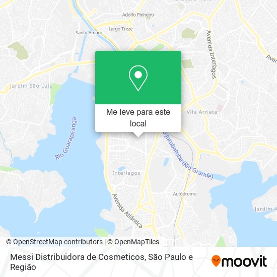 Messi Distribuidora de Cosmeticos mapa