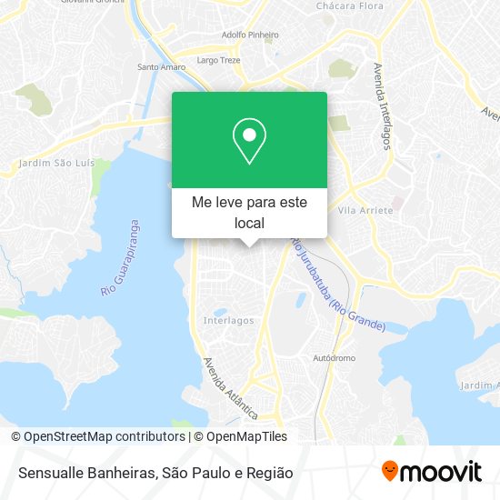Sensualle Banheiras mapa