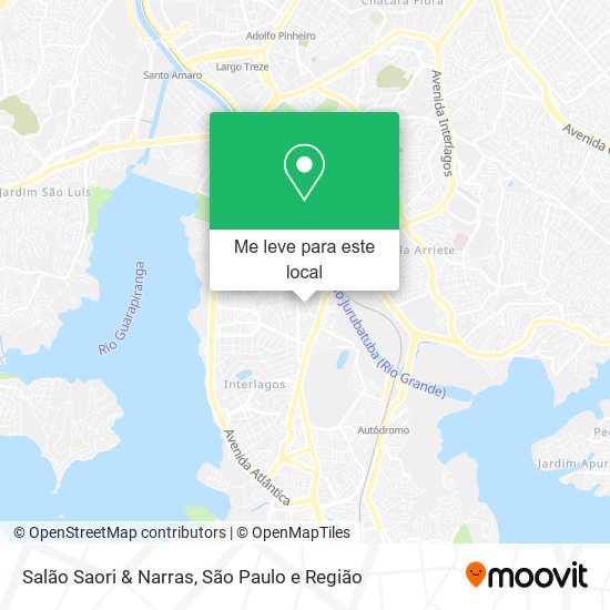 Salão Saori & Narras mapa