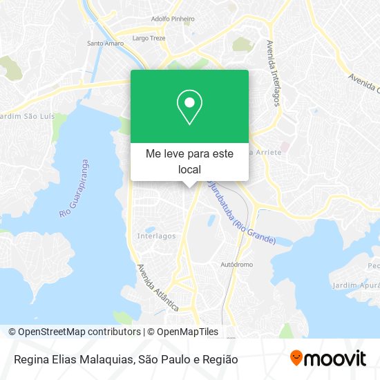 Regina Elias Malaquias mapa