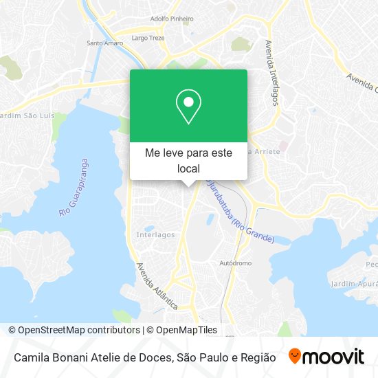 Camila Bonani Atelie de Doces mapa