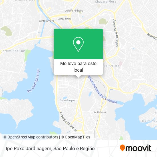 Ipe Roxo Jardinagem mapa
