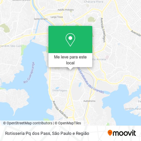 Rotisseria Pq dos Pass mapa