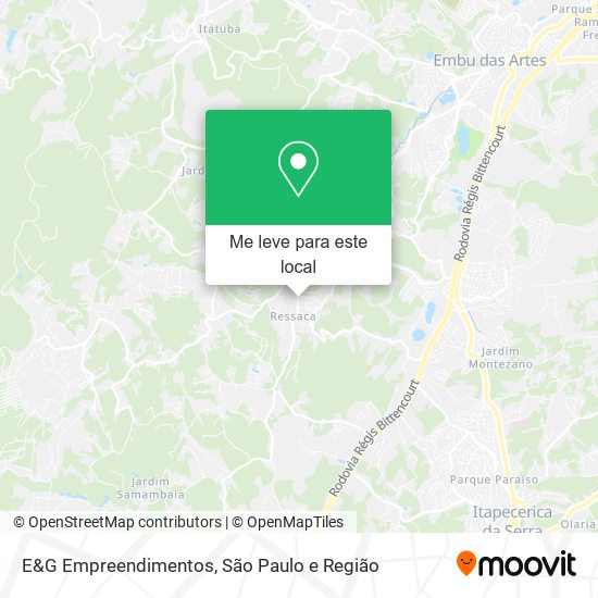 E&G Empreendimentos mapa