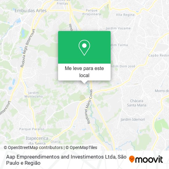 Aap Empreendimentos and Investimentos Ltda mapa