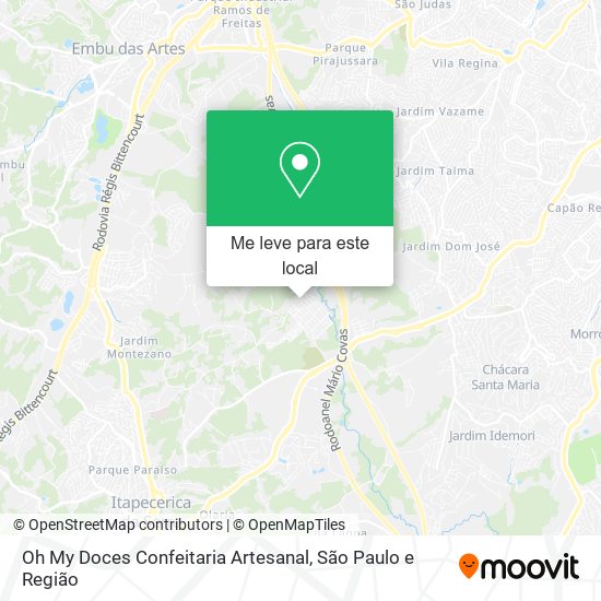 Oh My Doces Confeitaria Artesanal mapa
