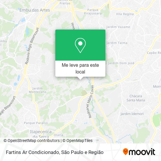 Fartins Ar Condicionado mapa