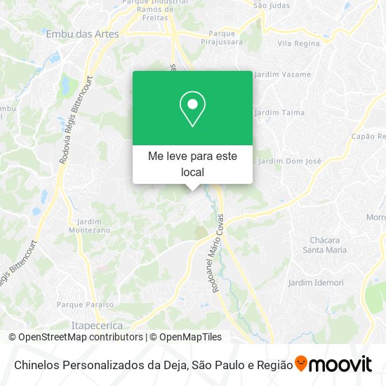 Chinelos Personalizados da Deja mapa