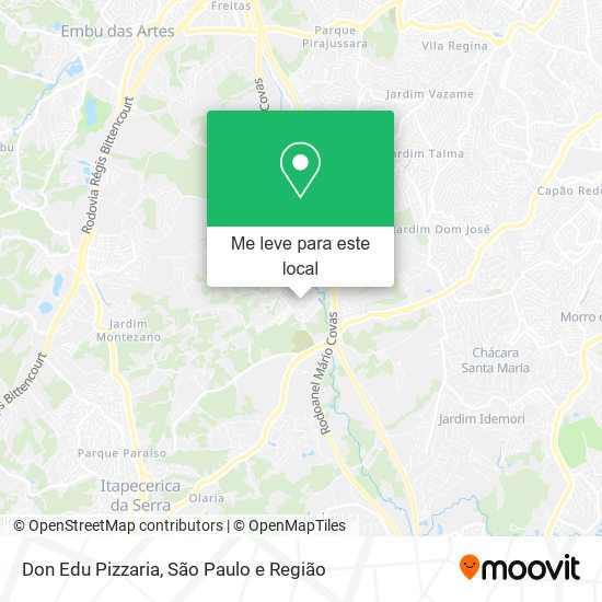 Don Edu Pizzaria mapa