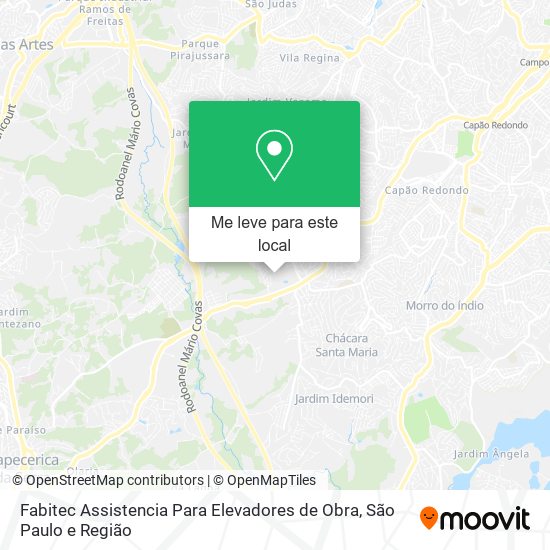 Fabitec Assistencia Para Elevadores de Obra mapa