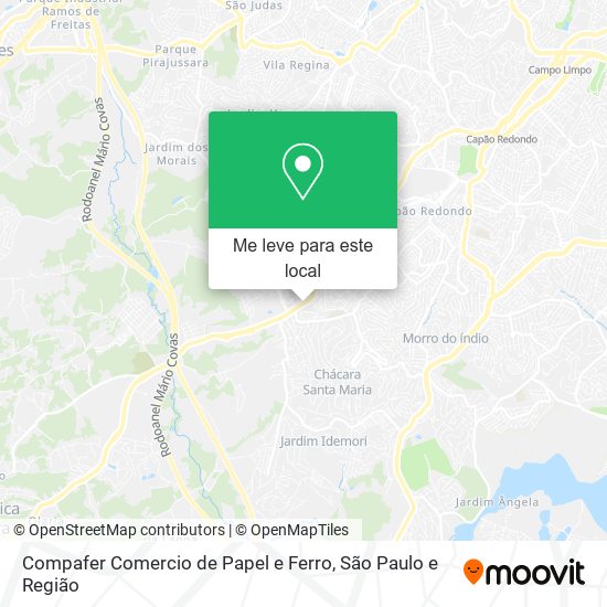 Compafer Comercio de Papel e Ferro mapa