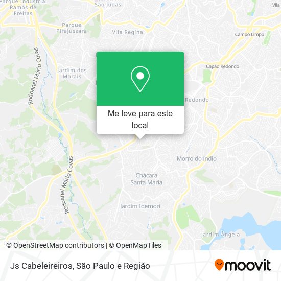 Js Cabeleireiros mapa