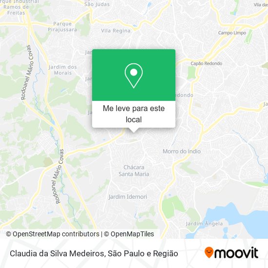 Claudia da Silva Medeiros mapa