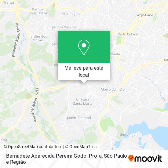 Bernadete Aparecida Pereira Godoi Profa mapa