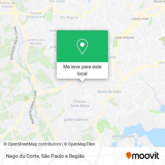 Nego du Corte mapa