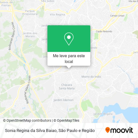 Sonia Regina da Silva Baiao mapa