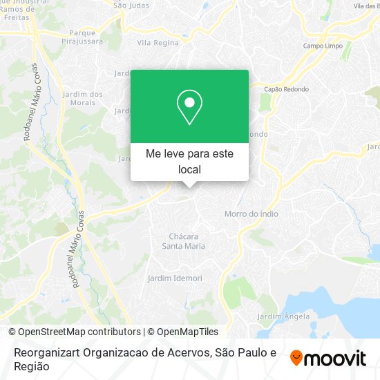 Reorganizart Organizacao de Acervos mapa