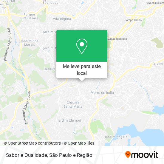 Sabor e Qualidade mapa