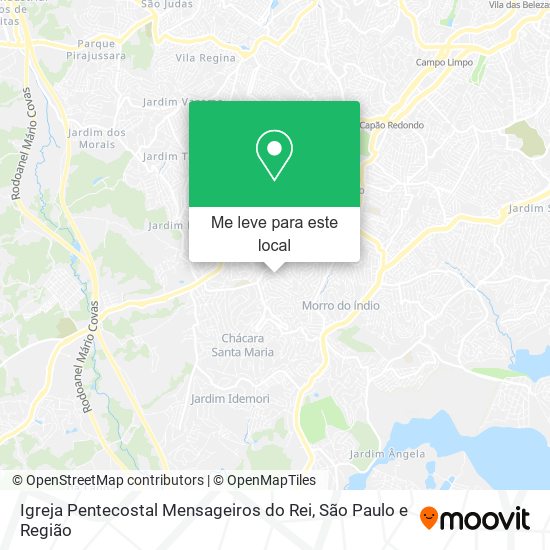 Igreja Pentecostal Mensageiros do Rei mapa