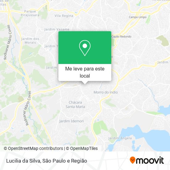 Lucilia da Silva mapa