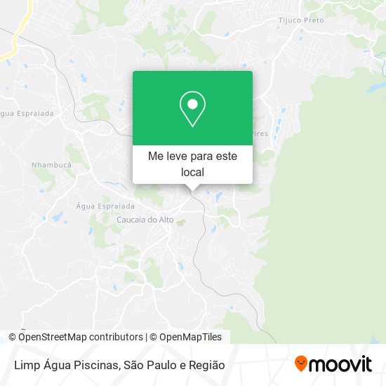 Limp Água Piscinas mapa