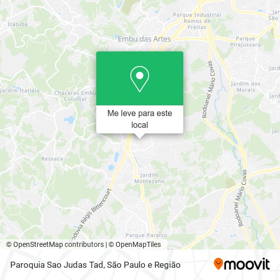 Paroquia Sao Judas Tad mapa