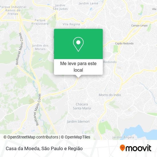 Casa da Moeda mapa