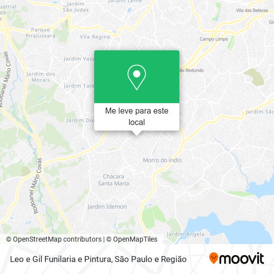 Leo e Gil Funilaria e Pintura mapa