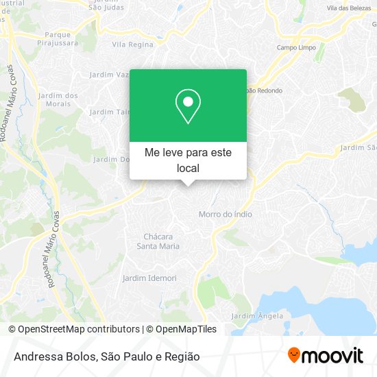 Andressa Bolos mapa