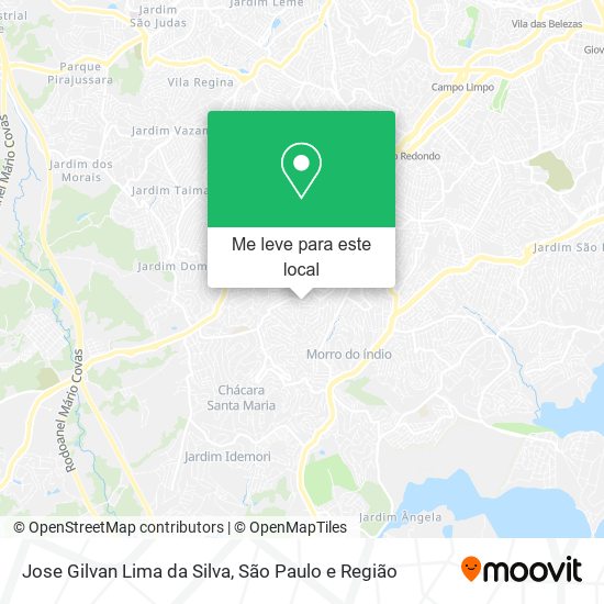 Jose Gilvan Lima da Silva mapa