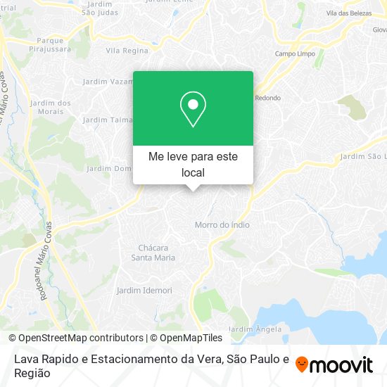 Lava Rapido e Estacionamento da Vera mapa