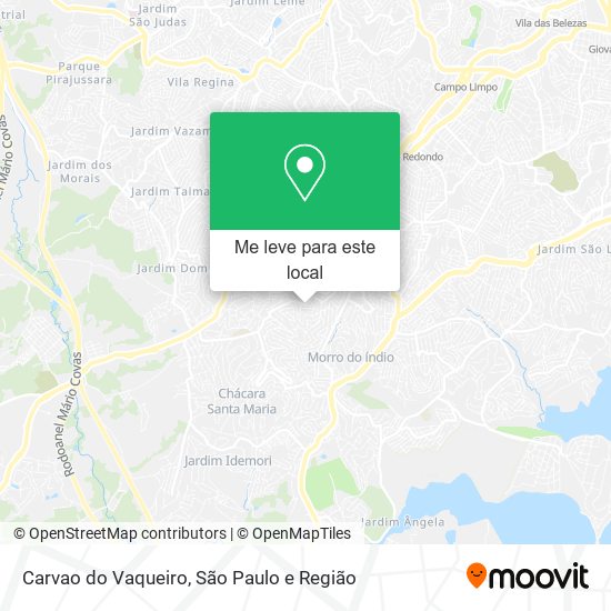 Carvao do Vaqueiro mapa