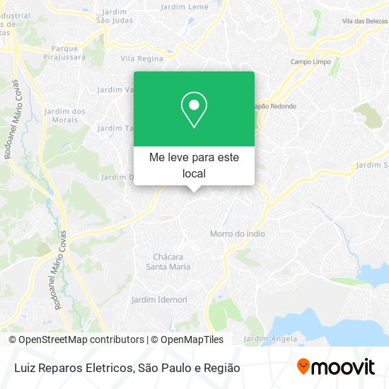 Luiz Reparos Eletricos mapa