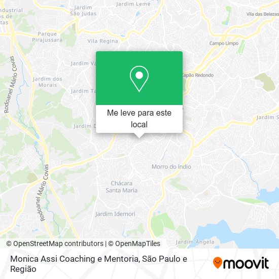 Monica Assi Coaching e Mentoria mapa