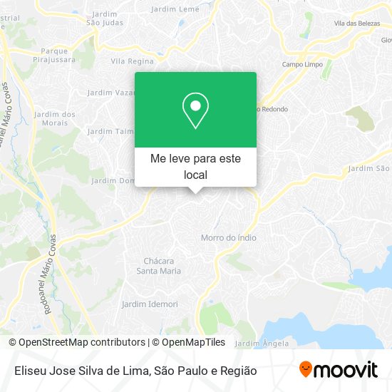 Eliseu Jose Silva de Lima mapa